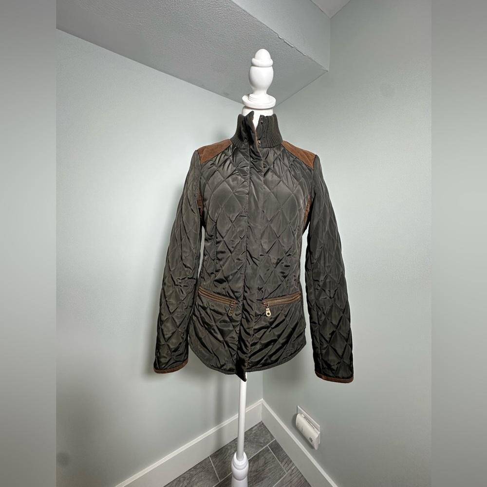 Zara Basic Quilted Country Style Jacket Size Small - Picture 3 of 14
